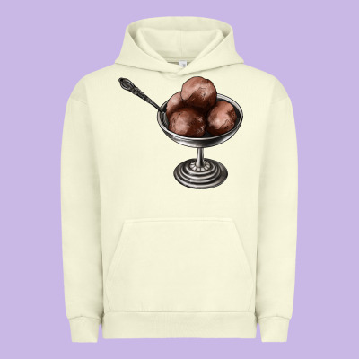 Chocolate Ice Cream Urban Hoodie Designed By Adodesignshop