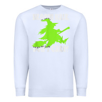 White witches saying broom hair dont care halloween camper joke Premium Sweatshirt - longCreatives