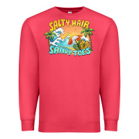 Cardinal salty hair sandy toes summer Premium Sweatshirt - BarkalooDesign