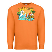 Carrot salty hair sandy toes summer Premium Sweatshirt - BarkalooDesign