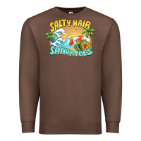 Chestnut salty hair sandy toes summer Premium Sweatshirt - BarkalooDesign