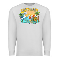 Dove Grey salty hair sandy toes summer Premium Sweatshirt - BarkalooDesign