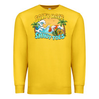Lemon salty hair sandy toes summer Premium Sweatshirt - BarkalooDesign