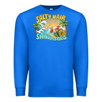 True Royal salty hair sandy toes summer Premium Sweatshirt - BarkalooDesign