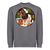 Storm hampshire sow pig christmas Heavyweight Sweatshirt - LillyAllenDesigns