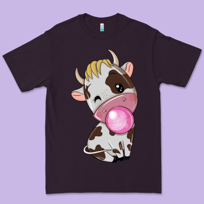 Cute Cow Premium Tee Designed By Texasbilliewilder