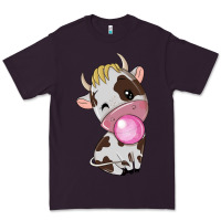 Plum cute cow Premium Tee - texasbilliewilder