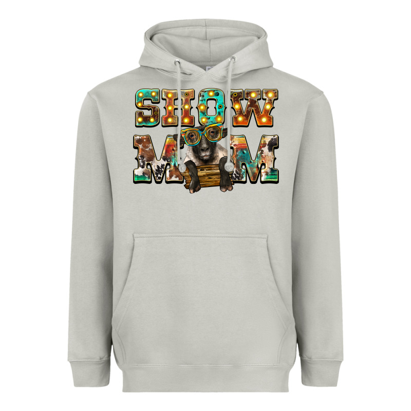 Show Mom Suffolk Sheep Black Sheep Heavyweight Hoodie by BarkalooDesign | Teevron