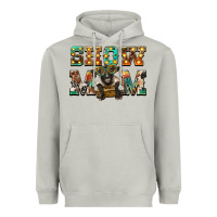 Moon Dust show mom suffolk sheep black sheep Heavyweight Hoodie - BarkalooDesign