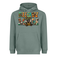 Sage show mom suffolk sheep black sheep Heavyweight Hoodie - BarkalooDesign