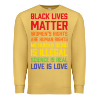 Antique Gold Black Lives Matter List Premium Sweatshirt - longCreatives