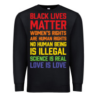 Black Black Lives Matter List Premium Sweatshirt - longCreatives