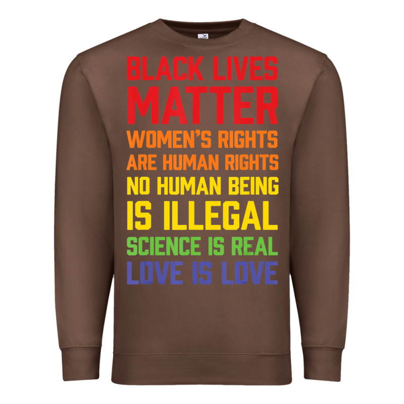 Black Lives Matter List Premium Sweatshirt by longCreatives | Teevron
