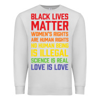 Dove Grey Black Lives Matter List Premium Sweatshirt - longCreatives