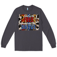 Smoke Land of the Free Home of the Brave Brushstroke Long Sleeve Tee - Jasminsmagicworld
