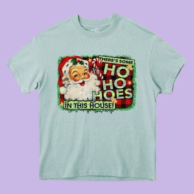 Funny Christmas Santa Heavy Core Tee Designed By Bettercallsaul