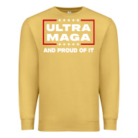 Antique Gold proud ultra maga Premium Sweatshirt - longCreatives