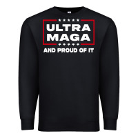 Black proud ultra maga Premium Sweatshirt - longCreatives