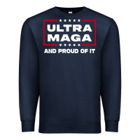 Navy proud ultra maga Premium Sweatshirt - longCreatives