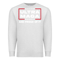 Oatmeal Heather proud ultra maga Premium Sweatshirt - longCreatives
