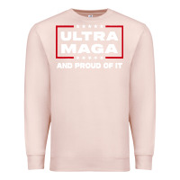 Pale Pink proud ultra maga Premium Sweatshirt - longCreatives