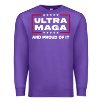 Purple proud ultra maga Premium Sweatshirt - longCreatives