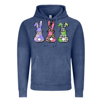 Vintage Denim Easter bunnies Vintage Hoodie - CowGirlArtShop