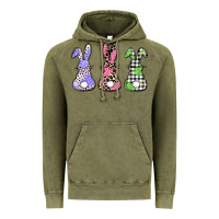 Vintage Olive Easter bunnies Vintage Hoodie - CowGirlArtShop