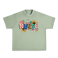 Oil Green nurse Urban Heavy Tee - CowGirlArtShop