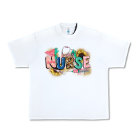 White nurse Urban Heavy Tee - CowGirlArtShop