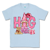 Dusty Blue hug me with gnome hjf Classic Tee - HowdyJamesFarm
