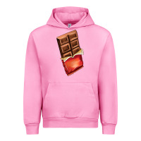 Fuchsia Pink chocolate Urban Hoodie - AdoDesignShop