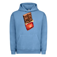 Pigment Pebble Blue chocolate Urban Hoodie - AdoDesignShop