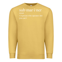 Antique Gold Submariner Definition  I Pigboat Submersible Nuclear Premium Sweatshirt - longCreatives