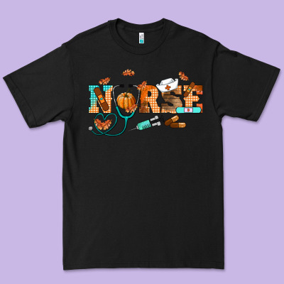 Fall Nurse Premium Tee Designed By Ranaportraitstore