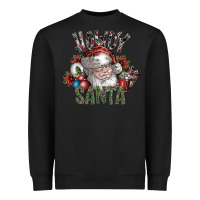 Black howdy santa Heavyweight Sweatshirt - SublimationCraftShop