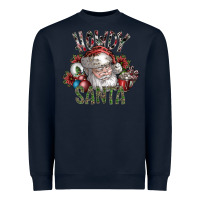 Navy howdy santa Heavyweight Sweatshirt - SublimationCraftShop