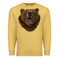 Antique Gold bear head Premium Sweatshirt - BarkalooDesign