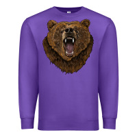Purple bear head Premium Sweatshirt - BarkalooDesign