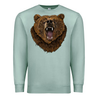 Seafoam bear head Premium Sweatshirt - BarkalooDesign