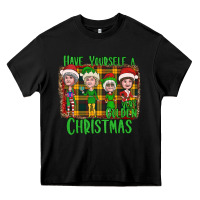 Black Have Yourself a Very Golden Christmas Heavy Core Tee - Bettercallsaul