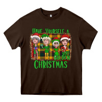 Have Yourself A Very Golden Christmas Heavy Core Tee | Teevron