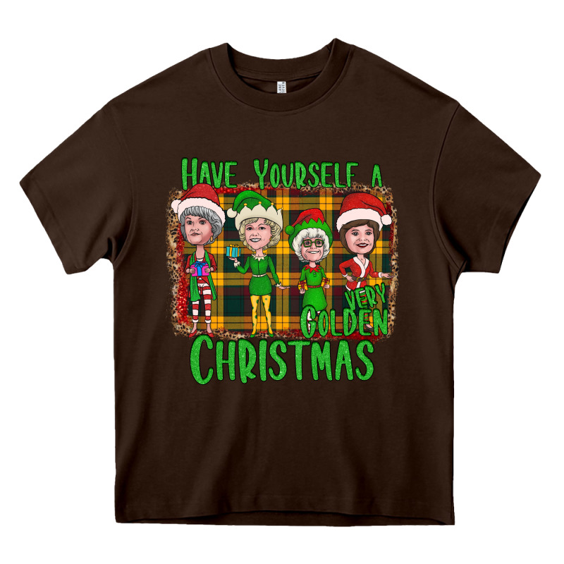 Have Yourself A Very Golden Christmas Heavy Core Tee by Bettercallsaul | Teevron