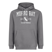 Storm Morro Bay California CA Vintage Athletic Sports Design Heavyweight Hoodie - longCreatives