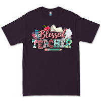 Plum blessed teacher school Premium Tee - NancyCooperArtShop