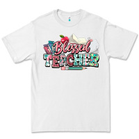 White blessed teacher school Premium Tee - NancyCooperArtShop