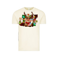 Vintage Arctic reindeer joy christmas Vintage Tee - CowGirlArtShop