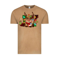 Vintage Camel reindeer joy christmas Vintage Tee - CowGirlArtShop