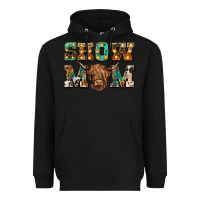 Black show mom scottish cattle Heavyweight Hoodie - BarkalooDesign