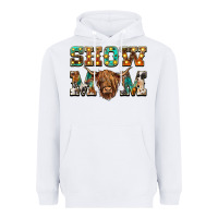 White show mom scottish cattle Heavyweight Hoodie - BarkalooDesign